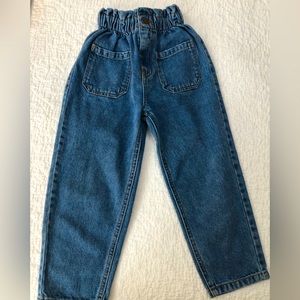 Girl’s Paperbag Cropped Pants